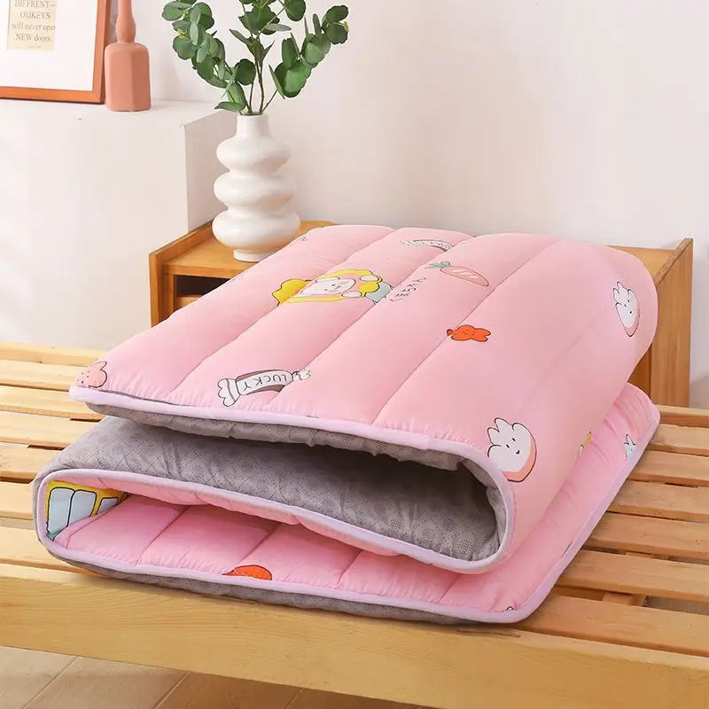 Nệm Giường Cho Sinh Viên, Dày Dặn, Chất Liệu Tatami, Thích Hợp Cho Giường Đơn Và Đôi, Đệm Sàn, Có Thể Gập Lại, Cho Trẻ Em