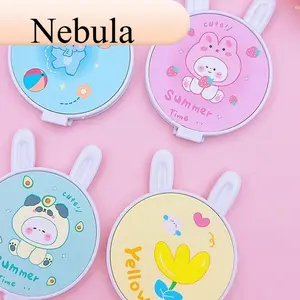 Kaca Lipat Duo Tebal Cantik pembesaran H760 Cermin Lipat Bulat / Cermin Kulit / Kaca Dua Sisi