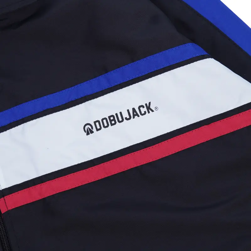 Dobujack Track Suit Jacket Trump Black Strip Blue 2