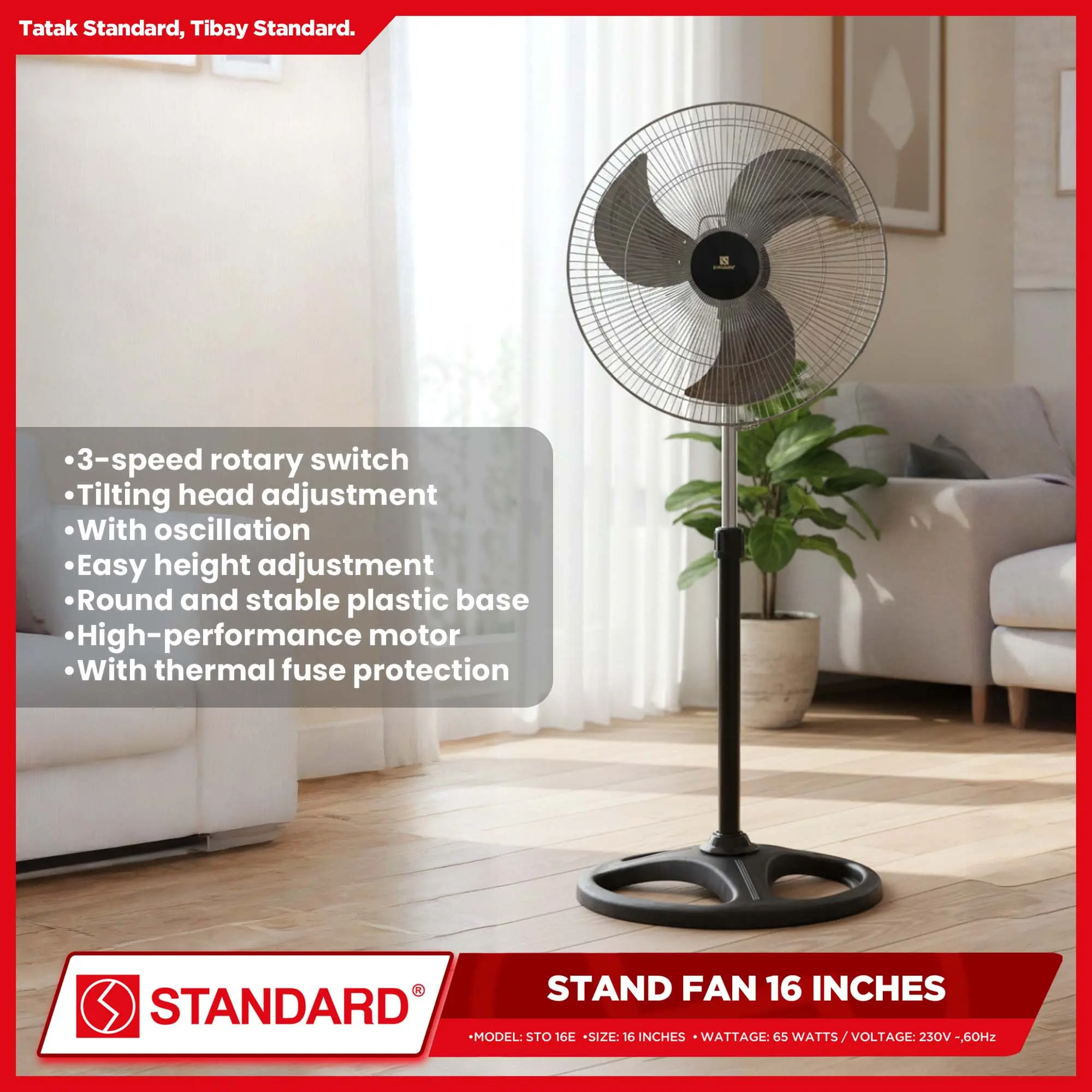 Standard Stand Fan 16