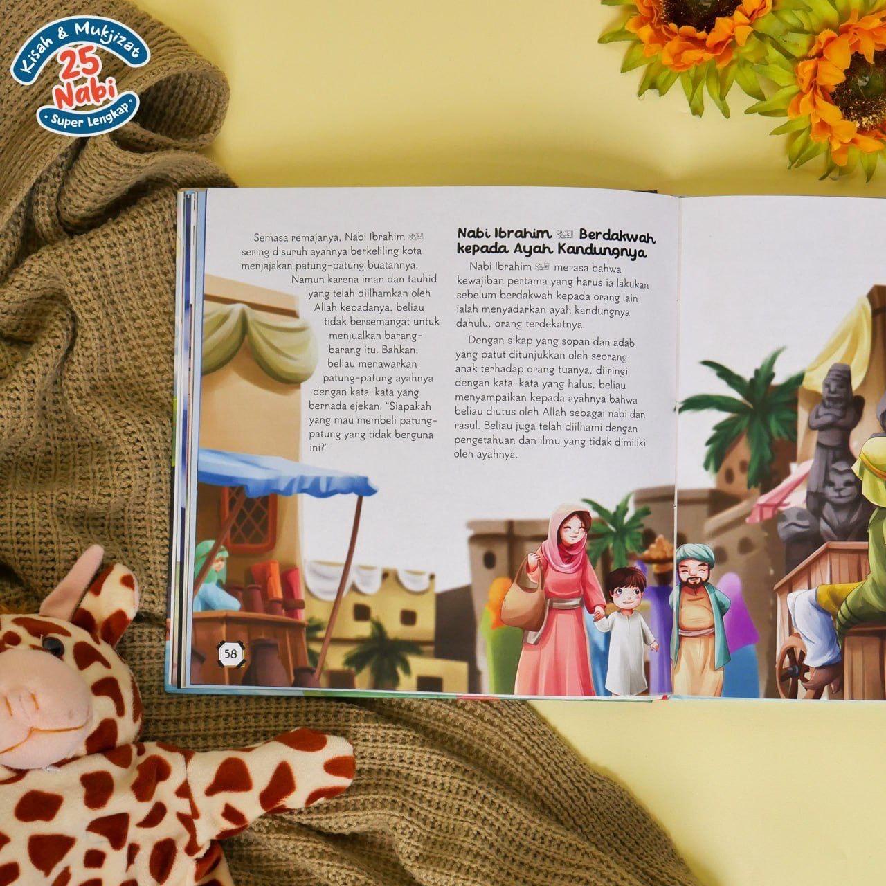 Buku Cerita Anak - Kisah dan Mukjizad 25 Nabi Super Lengkap - Usia 7+ - Hardcover - Ziyadbooks Books