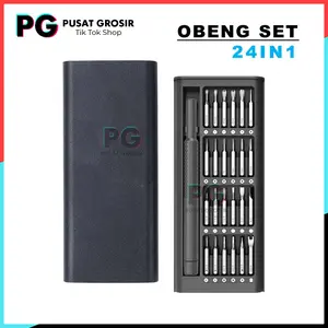 Obeng Set 24 in 1 Screwdriver Kit Hardware Tools Alat Perbaikan Multifungsi Obeng Set