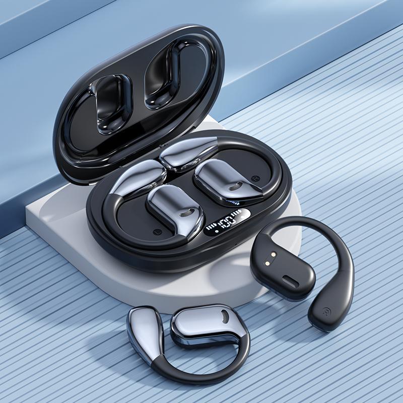 Open-ear Design Wireless Earphone, Rechargeable Earbuds with Charging Case, Bluetooth-compatible Earphone for Sports, Gaming, Running, Calling 6