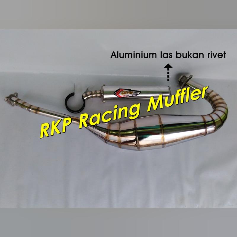 Product Introduction of Knalpot racing Ninja 150 R RR SS kenalpot Creampie ZZ1 chrome krom kolong aluminium las 0