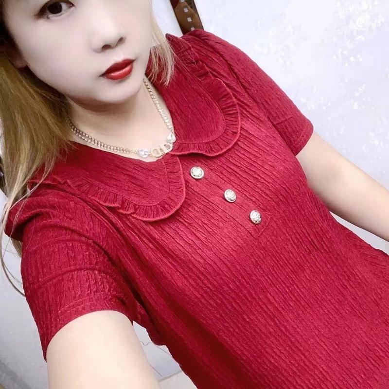 Product Introduction of Áo Sơ Mi Cổ Búp Bê Nữ ngắn Tay Hàng Mới Về Mùa Hè Năm 2024, Thời Trang, Áo Mặc Bên Ngoài Dễ Phối Đồ Thích Hợp Cho Giới Trẻ, Che Phủ Khuyết Điểm, Dễ Phối Đồ 17