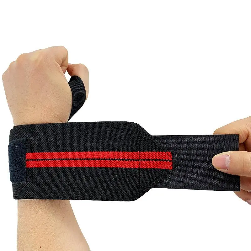 Sports Wristband, Adjustable Wrist Support for Men & Women, Wrist Wrap for Weightlifting, Fitness, Workout, Running, Gym Accessories