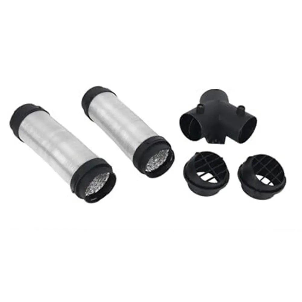 75mm Y Splitter Duct Vent for Eberspacher and Diesel Heaters 59 Inch Flexible Airflow Direction for Enhanced Comfort