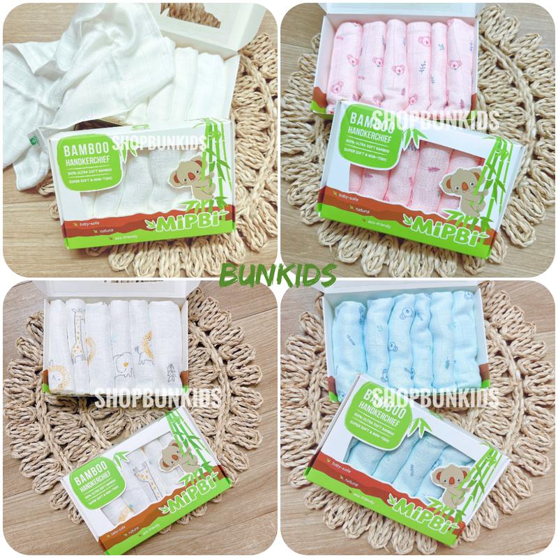 khăn sữa cao cấp sợi tre Mipbi Việt Nam Hàng chính hãng Trẻ sơ sinh