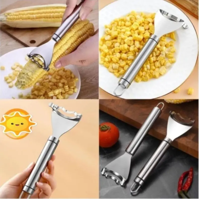 Alat Pengupas Jagung Bahan Stainless Corn Peeler Stripper Pisau Serut Perontok Serutan Parutan Mudah Dan Praktis 6