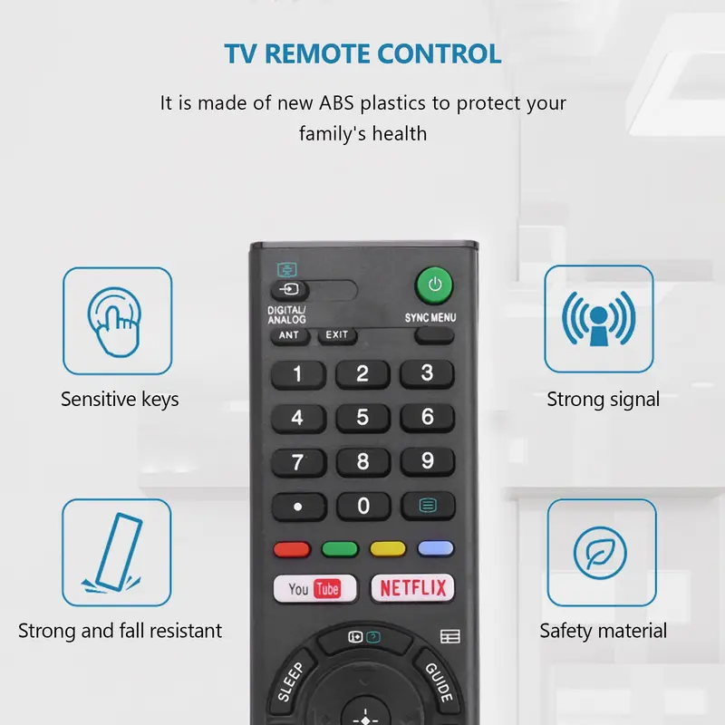Điều Khiển Từ Xa RMT-TX300P Cho TV SONY, RMT-TX300B, RMT-TX300U, Với YouTube / NETFLIX 4