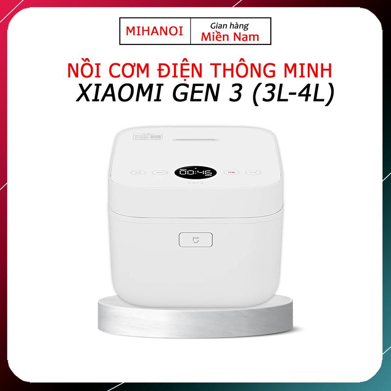 Nồi Cơm Điện Xiaomi Gen 3 | Nồi Cơm Thông Minh | Công Nghệ Cao Tần Áp Suất | Nấu Cơm Với Chế Độ Nấu Đa Dạng | Kết Nối Và Điều Khiển Qua App | Cooker, Nấu Ăn
