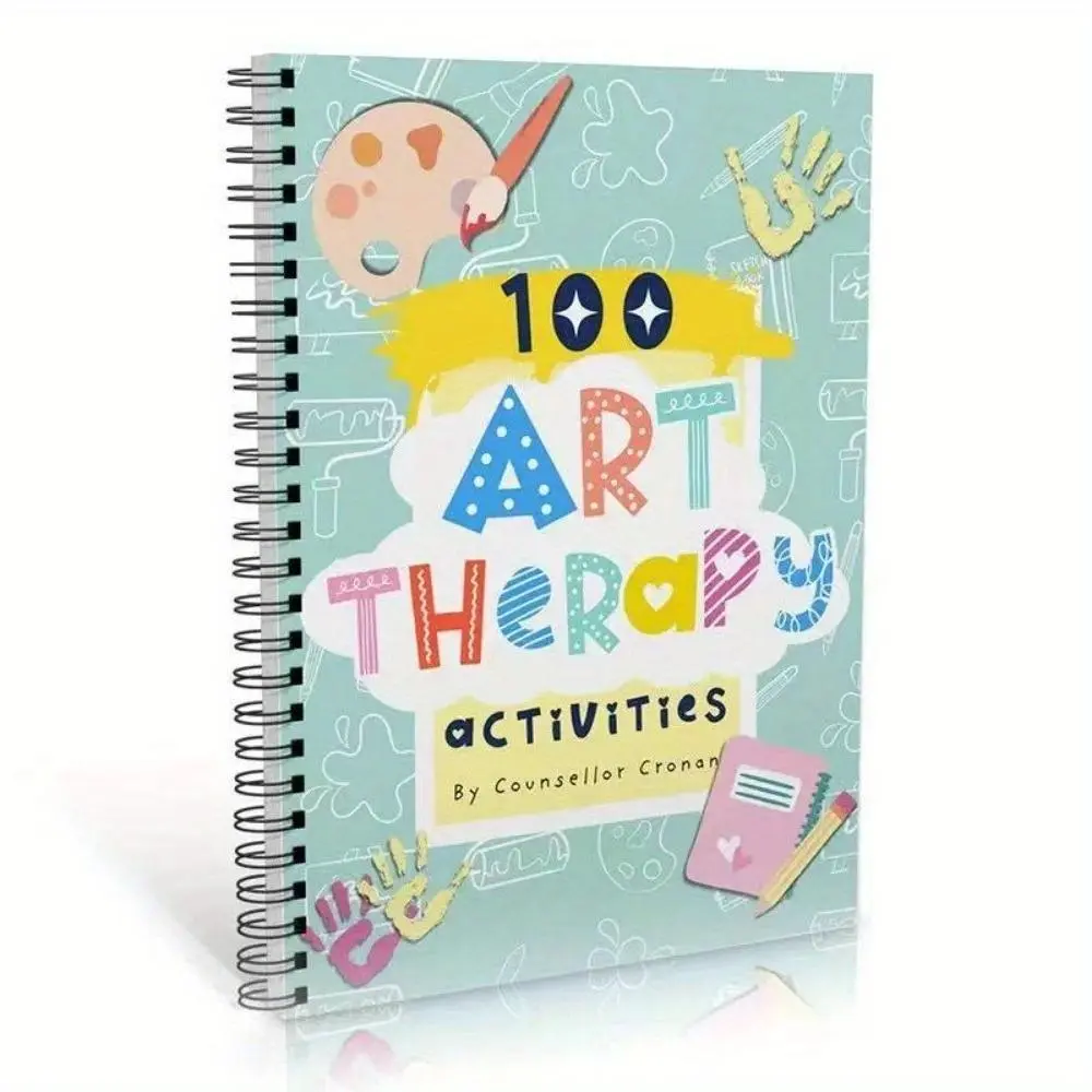 Art Therapy Coloring Book, 1 Count Anxiety Relief Adult Coloring Book, Office Stationery & Supplies