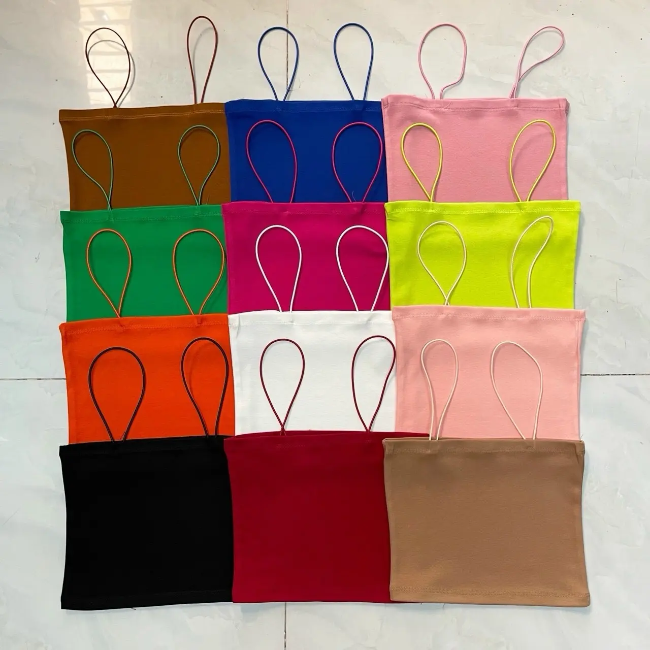 Áo dây chất borrip co dãn