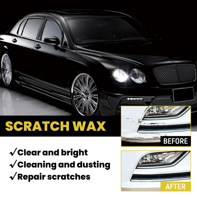 Car Scratch Repair Wax, 1 Count Car Scratch Remover Wax With Sponge, Car Scratch Remover, Car Maintenance Product For Paint Care 3
