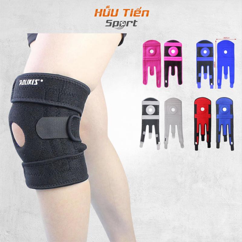 Bảo Vệ Đầu Gối, Băng Quấn Bó Gối Silicon Thủ Môn Đá Bóng Cầu Lông Bóng Chuyền Tập Gym Thể Hình Aolikes AL7912