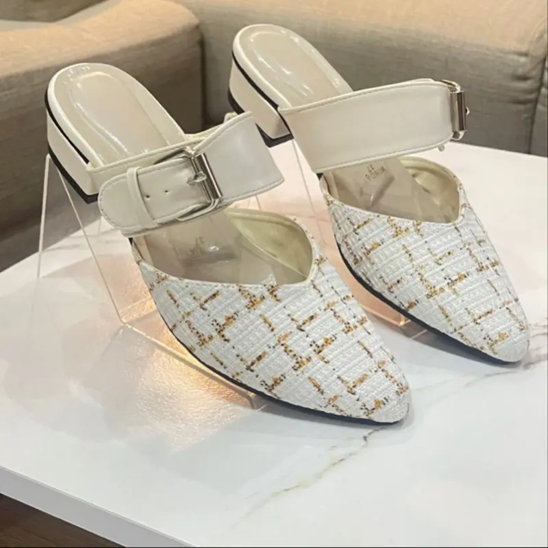 Marss - Sandal Flatshoes Mules Wanita Gesper 3