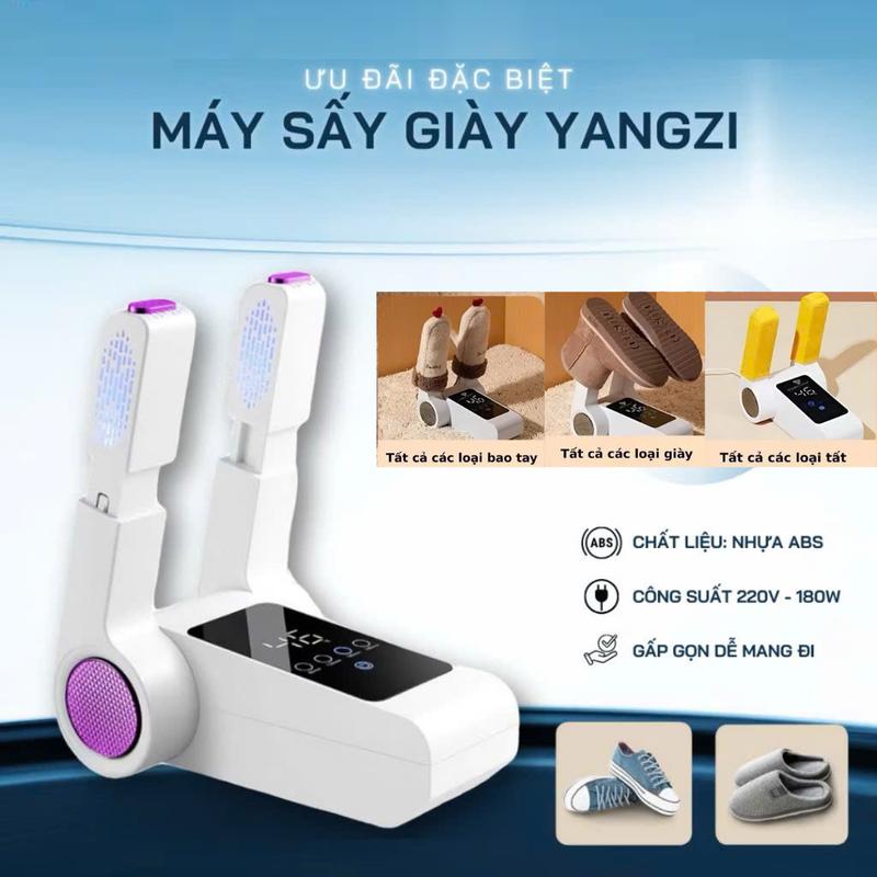 Yangzi Máy Sấy Giày Đa Năng Nhanh Khô Khử Mùi Hôi Diệt Vi Khuẩn Bằng Tia UV Xanh Chất Liệu Nhựa ABS Tiết Kiệm Điện Dễ Sử Dụng