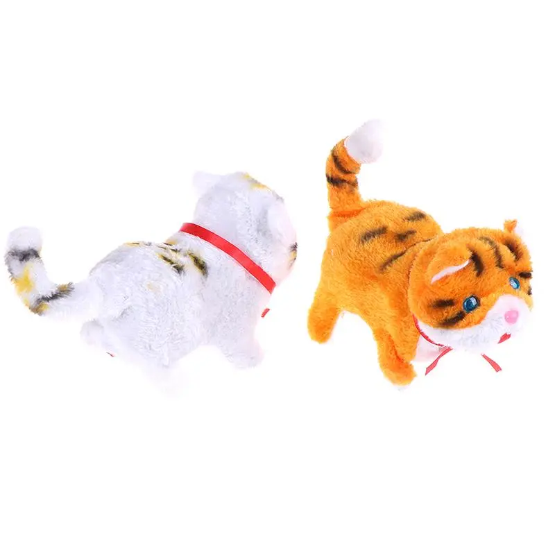 Mainan Anak Laki-laki Dan Perempuan Robot Kucing-Kucingan Bisa Berjalan Bersuara Maenan Boneka Kucing Bergerak Pakai Baterai Untuk Anak-anak Cowok Dan Cewek Umur 3 Tahun Murah 4