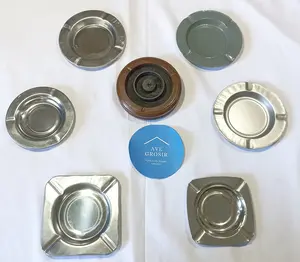 Asbak Puntung Besi Stainless untuk Tempat Abu