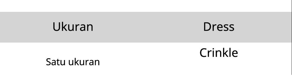 Daster Dress Jumbo Sabrina Elegan Crinkle Klok Lebar Susun Melingkar Lengan Rempel Casual Resmi Santai Pantai LD 130cm Trend