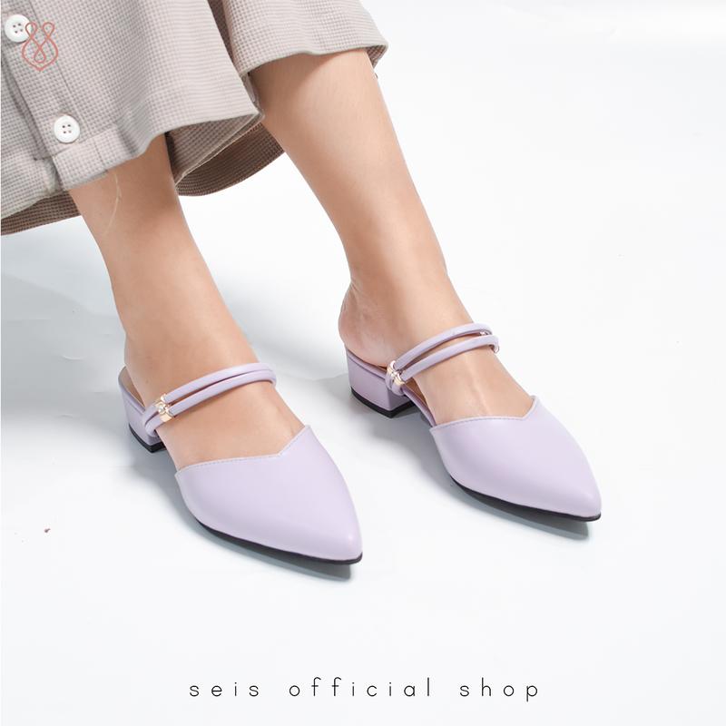 SEIS Joy Mules Wanita Heels 3 cm  Sendal 3