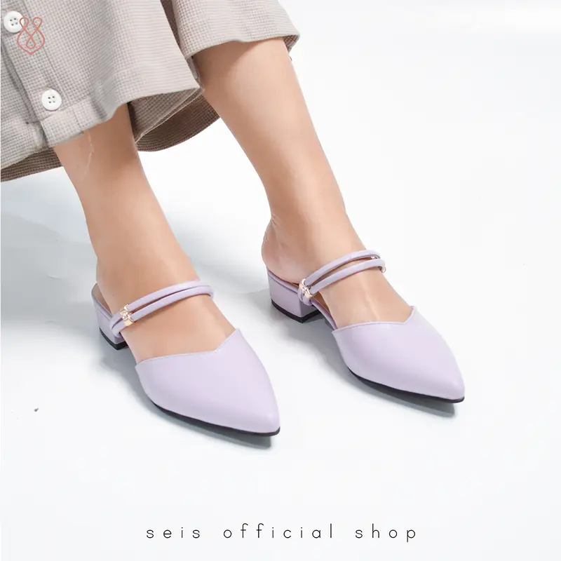 SEIS Joy Mules Wanita Heels 3 cm  Sendal 2