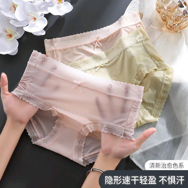[Sét 5 tặng 1] quần su 2955 viền ren băng lụa tàn hình cao cấp_Bibo Shop 2