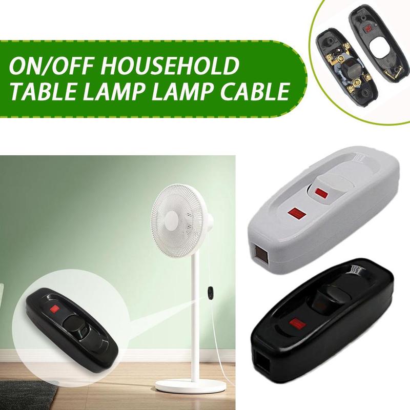 Light Switch Cord Cable ON/OFF For Table Desk Lamp Light Switch Cord Cable B0O5 1