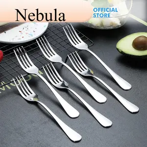 Garpu Makan 6 Pcs H448 Bahan Stainless Tebal