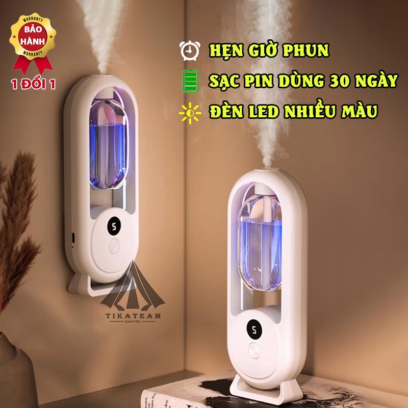 Máy Xịt Thơm Phòng Tự Động P8 Pro, Máy Xông Tinh Dầu, Xông Nước Hoa Tự Động Sạc Pin, Dán Tường Để Bàn 5 Chế Độ - Dầu Thơm, Dầu Thơm Phòng