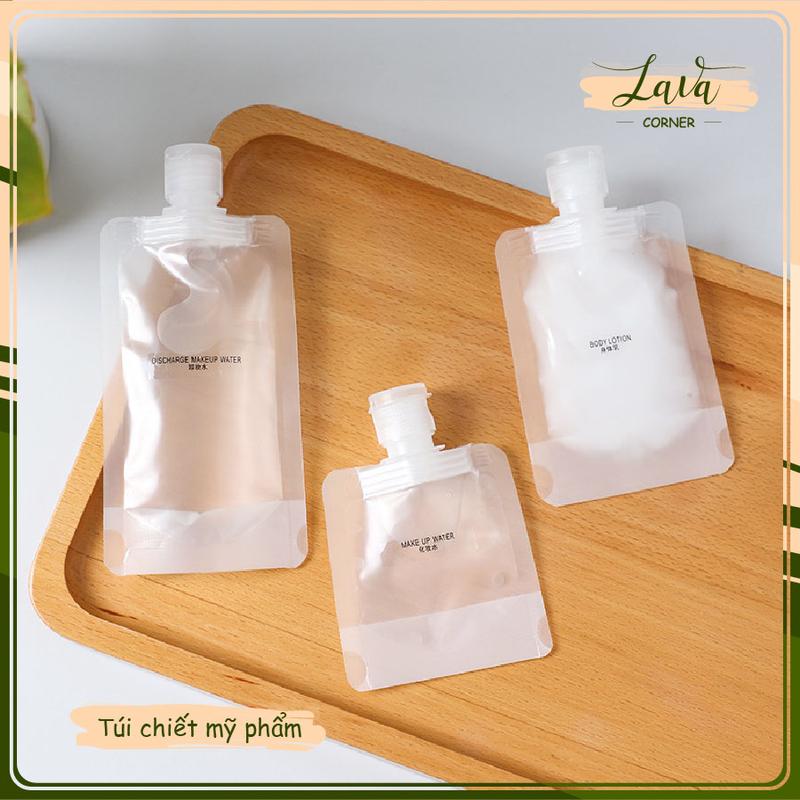 LaVa Corner COMBO 4 Túi Chiết Mỹ Phẩm Du Lịch Tiện Dụng Cho Dầu Gội Sữa Tắm…