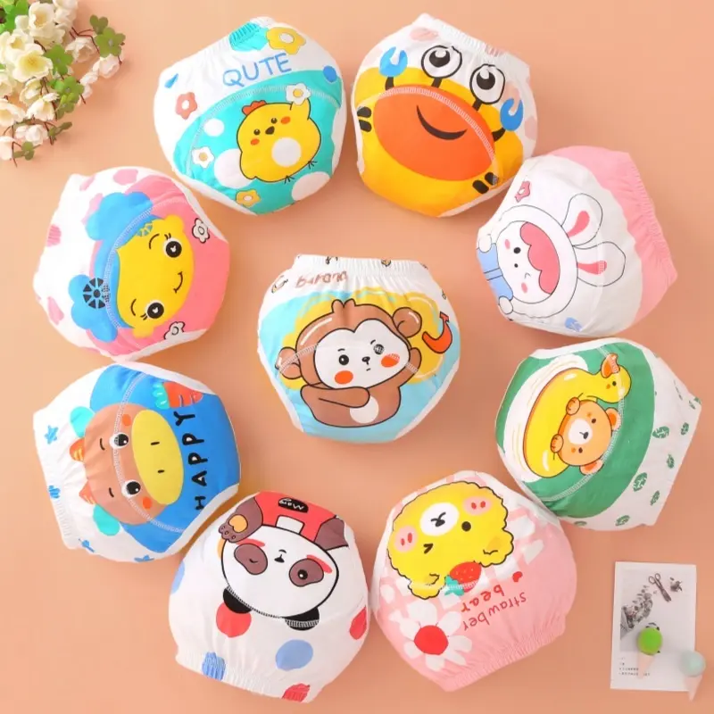 Kids Toilet Training Pants 6 Layers Baby Learning Underwear Toilet Cloth Diaper Pants