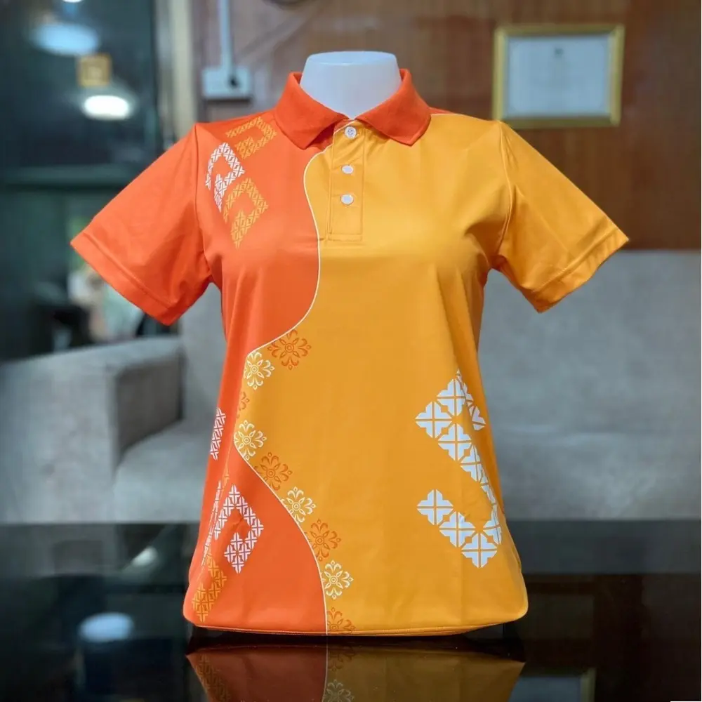 Summer new yellow shirt men's polo shirt Thailand yellow stand-up collar short-sleeved T-shirt men's clothing, soft and comfortable tops clothing