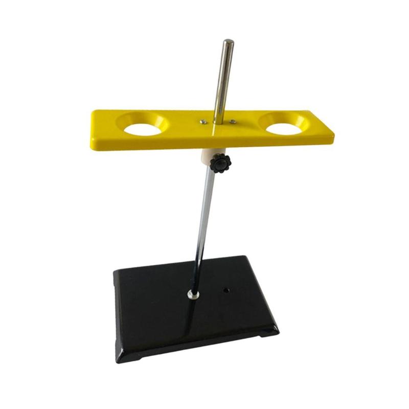 Funnel Support 2 Holes Easy to Use Multifunctional Stable Adjustable Chemistry Teaching Equipment Funnel Rack Funnel Holder 0