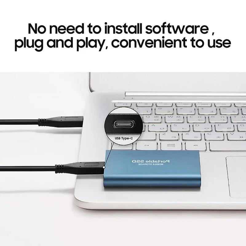 Product Introduction of Portable SSD External Hard Drive 1TB USB 3.0 Interface High Speed Original SSD Solid State Hard Disk for Laptop/Desktop Storage 11