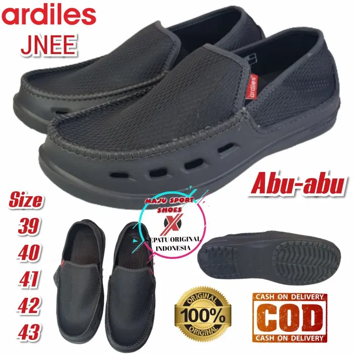 SEPATU SLIP ON PRIA ARDILES JNEE ENTENG / SEPATU ARDILES KARUNG ORIGINAL Flat Shoes Karet Kerja bersirkulasi minimalis Kasual 4