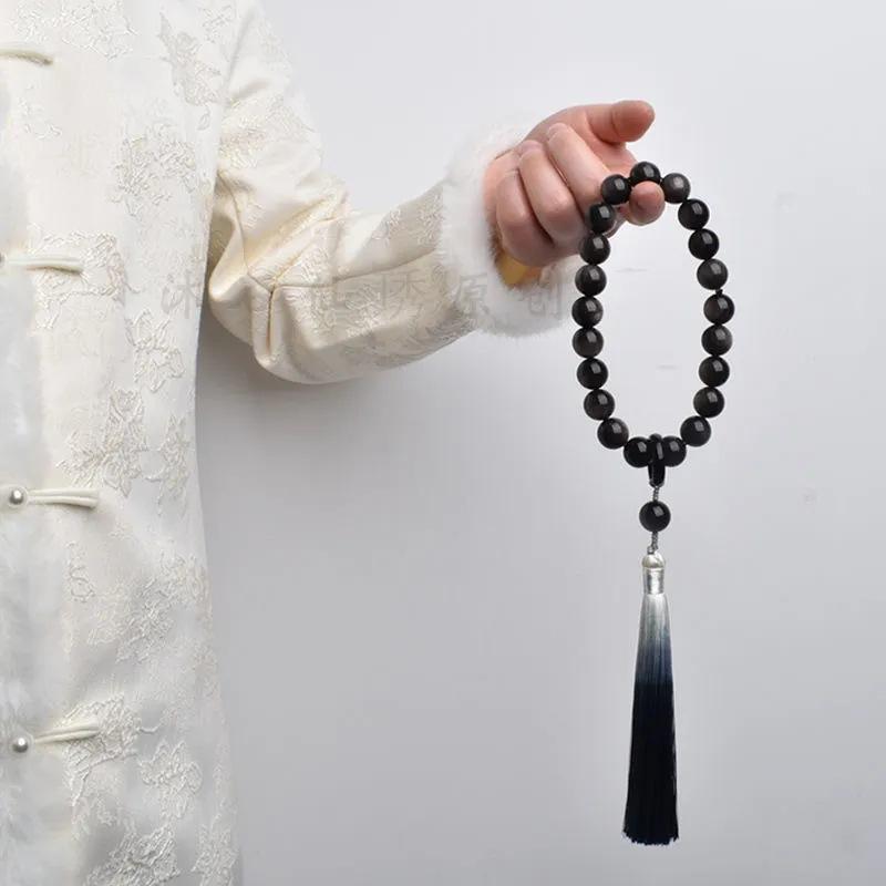 Product Introduction of Vòng Tay Obsidian Cầm Tay Dòng Nho, Phong Cách Trung Quốc, Dẻo Dai Và Thanh Lịch, Phong Cách Cấm, Cùng Phong Cách Như Người Nổi Tiếng Trên Internet, Đồ Thủ Công, Mảnh Tay Phụ Kiện Titan 3