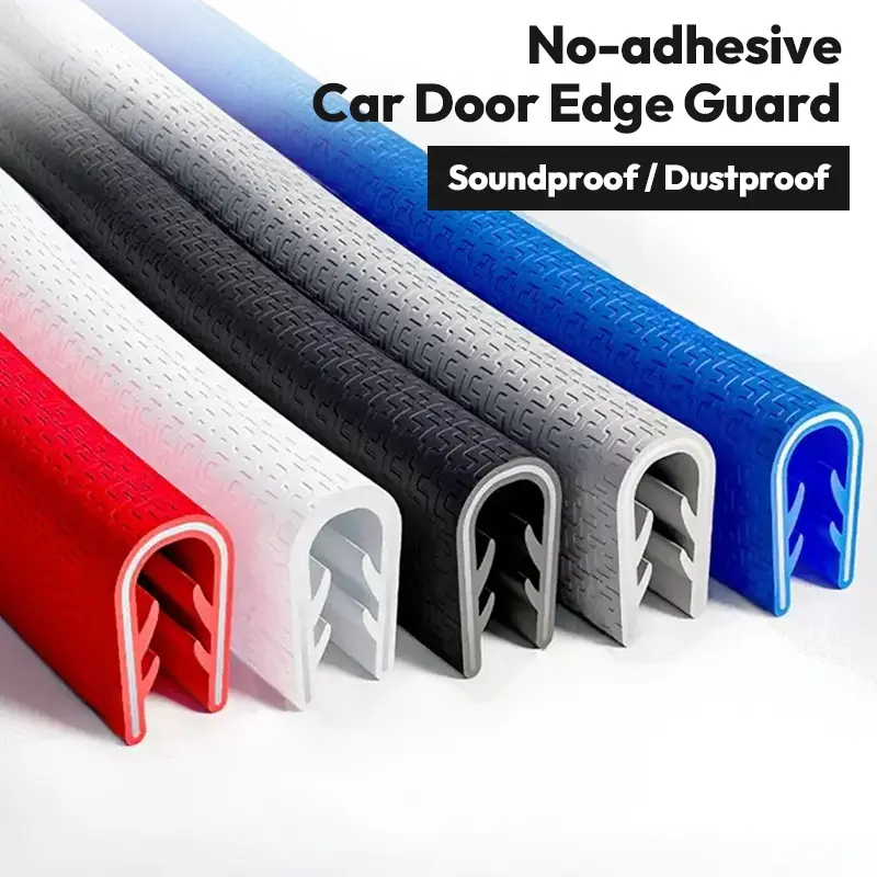 [SG Stock] Car Door Edge Guard Protector U Type Strip Rubber Sound Proof Universal Anti Collision Scratch Decoration