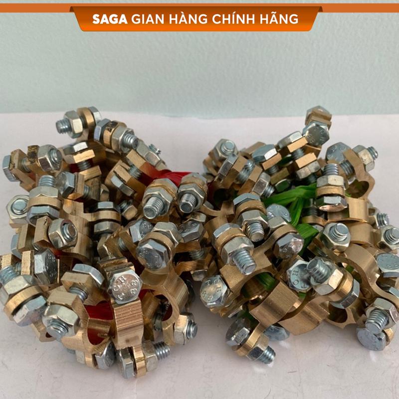 Bộ đôi đầu bọc bình ắc quy hàng đẹp 16-17mm - Kẹp bình ắc quy 8