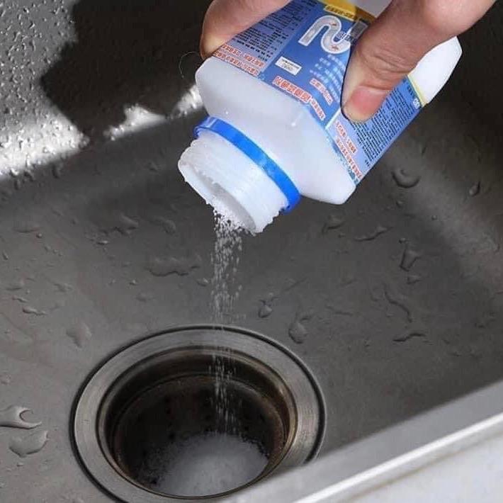 COMBO 3 hộp Bột Thông Cống Thần Thánh Nắp Xanh (250g) - Diệt Tận Gốc Vi Khuẩn, An Toàn Cho Người Sử Dụng - Làm Sạch