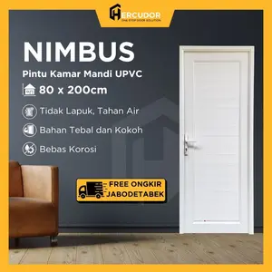 NIMBUS 80 - Pintu Kamar Mandi UPVC Super Tebal NIMBUS 80x200