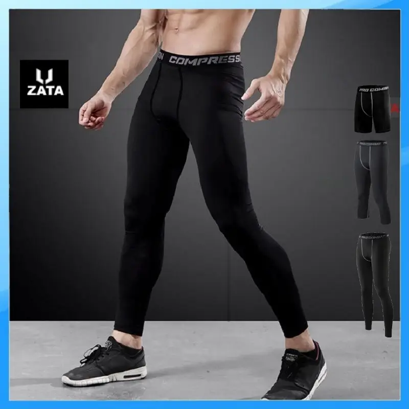 Quần Giữ Nhiệt Nam, Quần Legging Nam Quần Giữ Nhiệt Nam Đá Bóng Combat Pro Cao Cấp ZATA - QGN