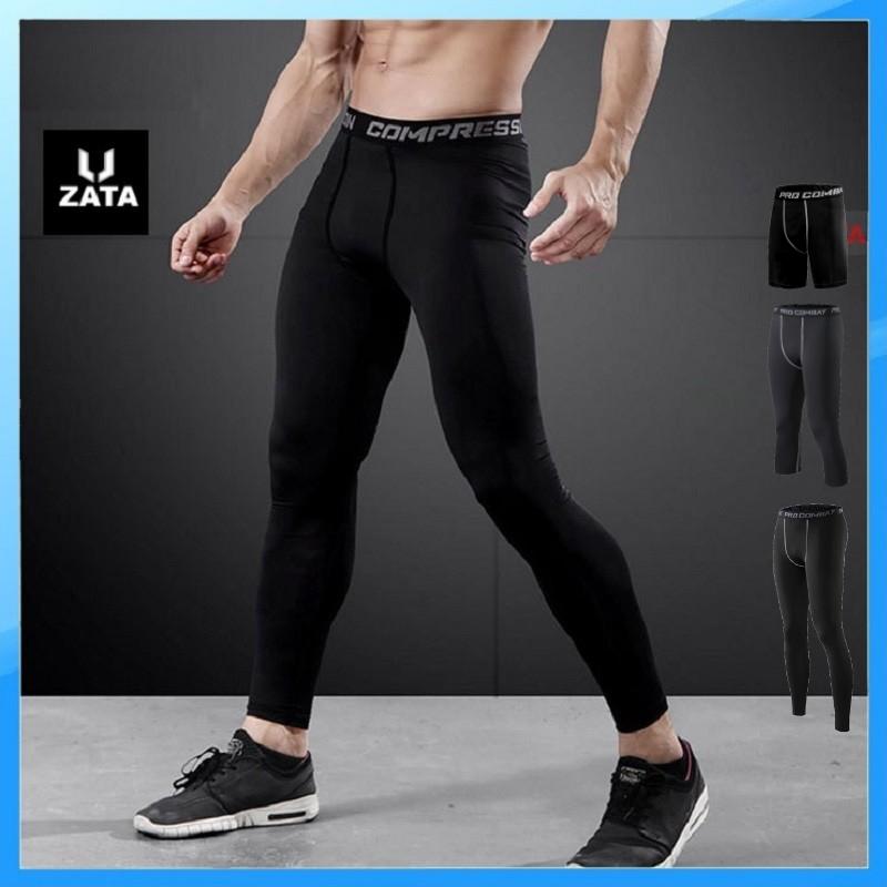 Quần Giữ Nhiệt Nam, Quần Legging Nam Quần Giữ Nhiệt Nam Đá Bóng Combat Pro Cao Cấp - QGN