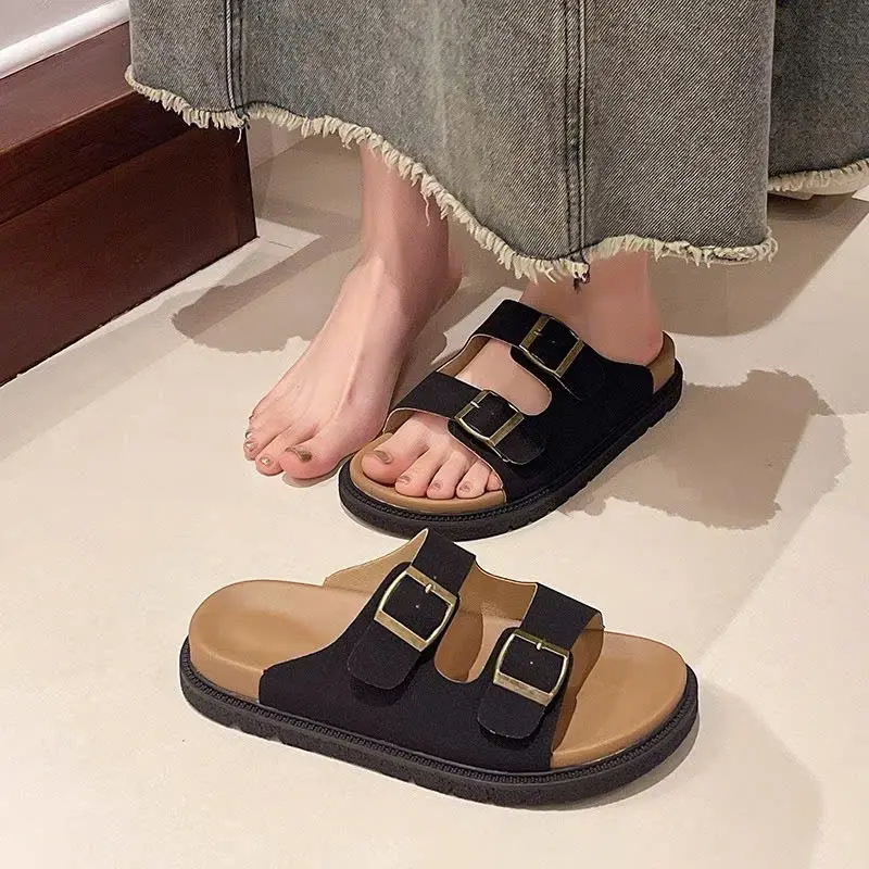 Dép nữ 2 quai ngang chất liệu cao su non siêu êm mã T221 - Slipper 2