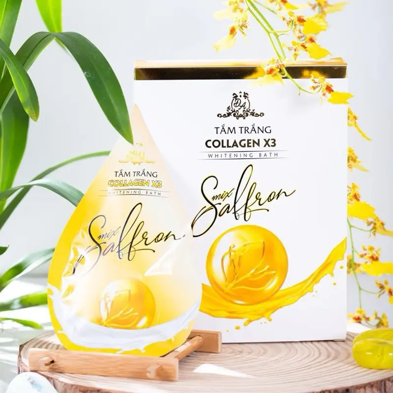 Tắm trắng luxury collagen x3, nhẹ nhàng làm sạch làng da,cấp ẩm dưỡng trắng chuyên sâu,an toàn dịu nhẹ tuyệt  đối.