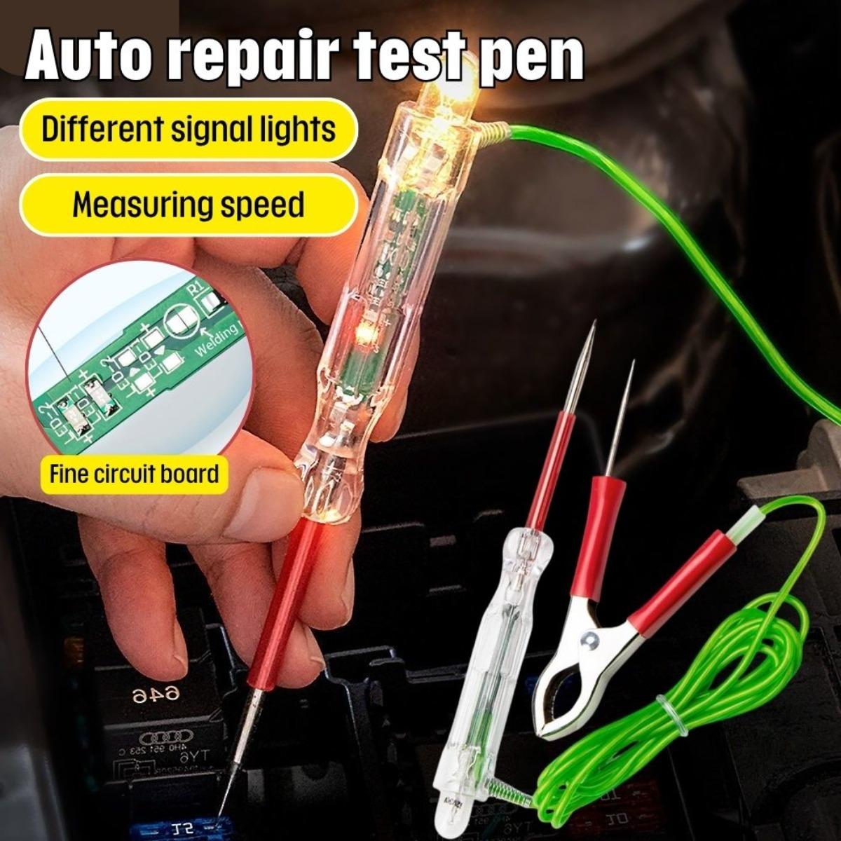 Multifunctional LED Test Pen, Dual-Color Circuit Test Light for 12V/24V ...
