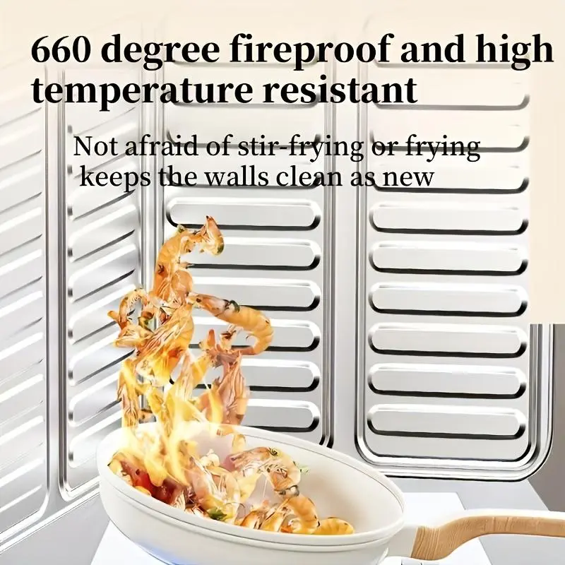 Kitchen Stove Splash Guard, 1 Count Foldable Non Stick Heat-resistant Splash Guard, Stove Top Protector, Home Care Supplies 3