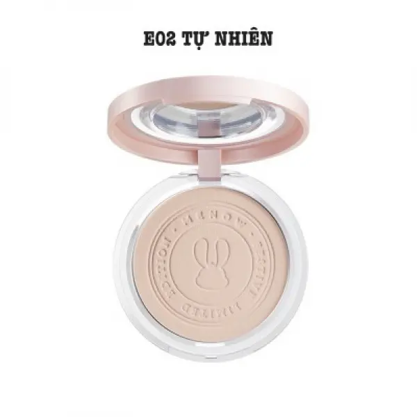 [PHẤN PHỦ MENOW CHÍNH HÃNG] Phấn Phủ nén kiềm dầu, chống nước, che phủ hoàn hảo MENOW Rabit Compact Powder 8.5g 4