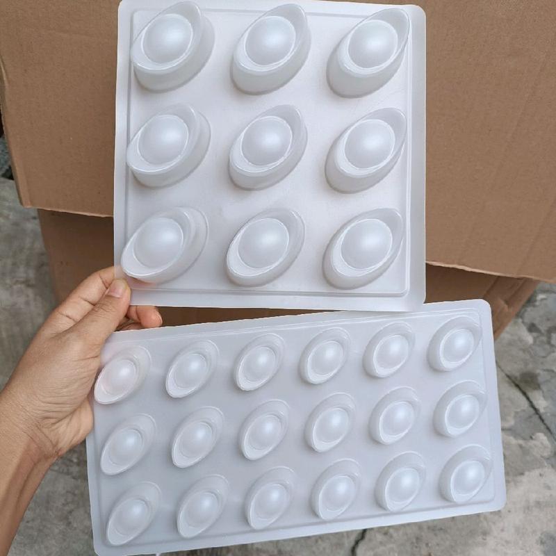 Khuôn thỏi vàng vỉ 9, 18, 1,2,khuôn dùng làm thạch rau câu, khay đá chất liệu silicon, nhựa NHIENCAKE 4