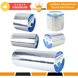 Lakban Aluminium Foil Anti Bocor Karet Super Kuat Tebal Premium Tape Butyl Waterproof Tahan Panas